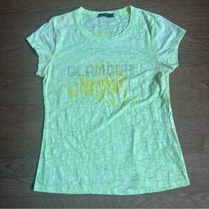 Seven7 Light Green Glamour Tee